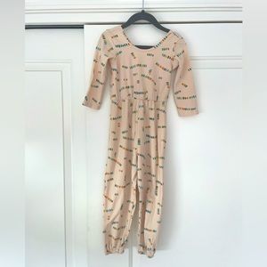 Alice & Ames Girl’s Jumpsuit Rainbow/Beige Size 5